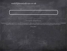 Tablet Screenshot of cardiffphoenixdivers.co.uk